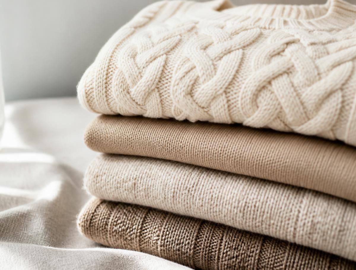 Sweaters sourced and developed by MAAHOOR Inc.