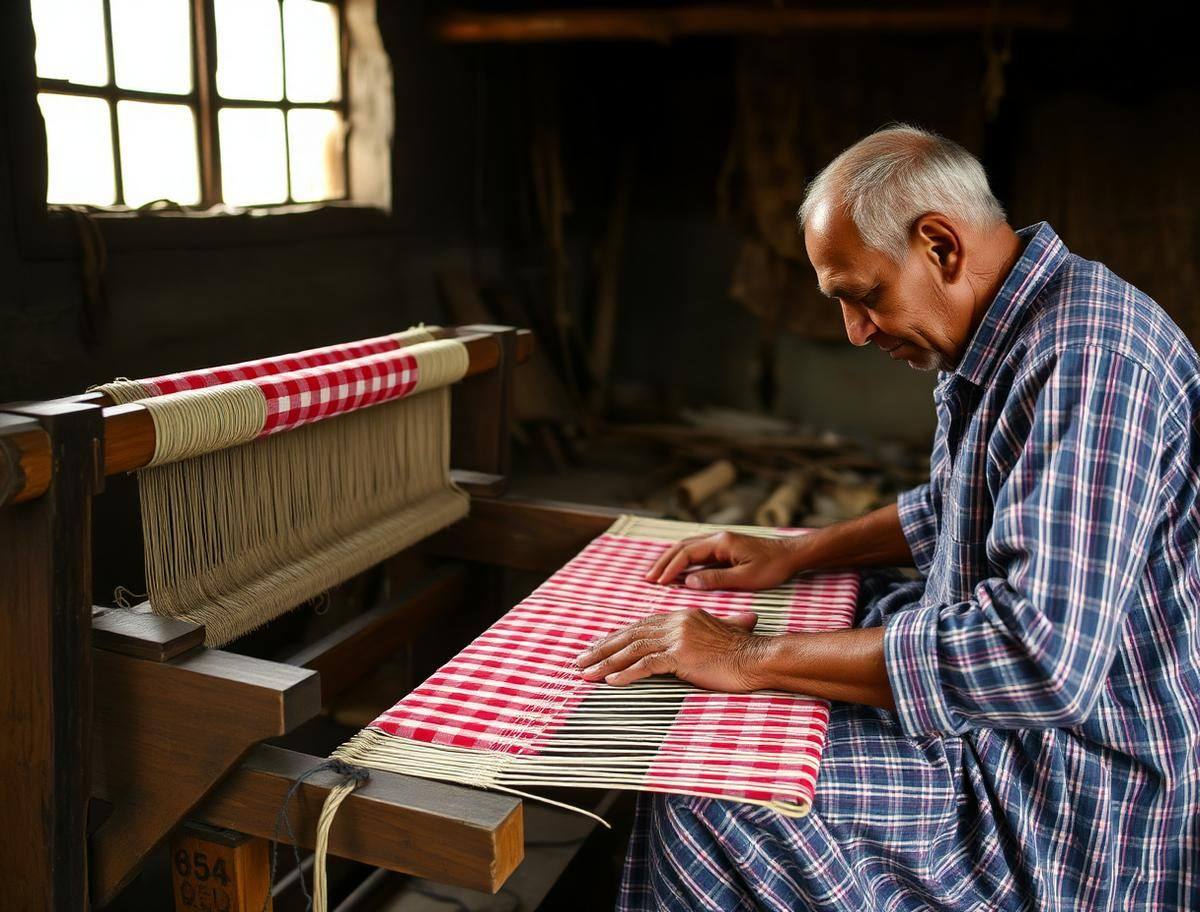 Warping & the pit loom